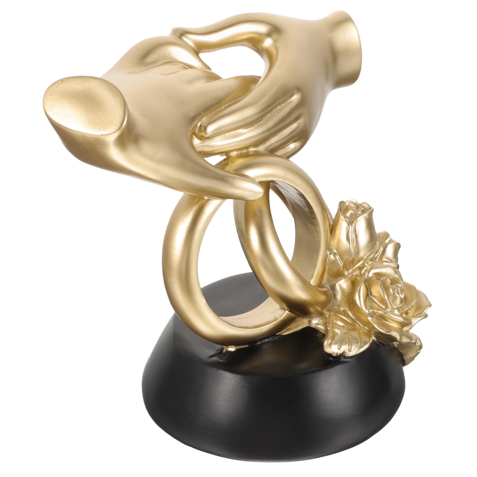 Alipis Adornos De Amor Amantes Manos Entrelazadas Escultura Escultura De Decoración Acentos para El Hogar Decoración Abstracta Estatua De Decoración Esteticista Decoraciones De Mesa