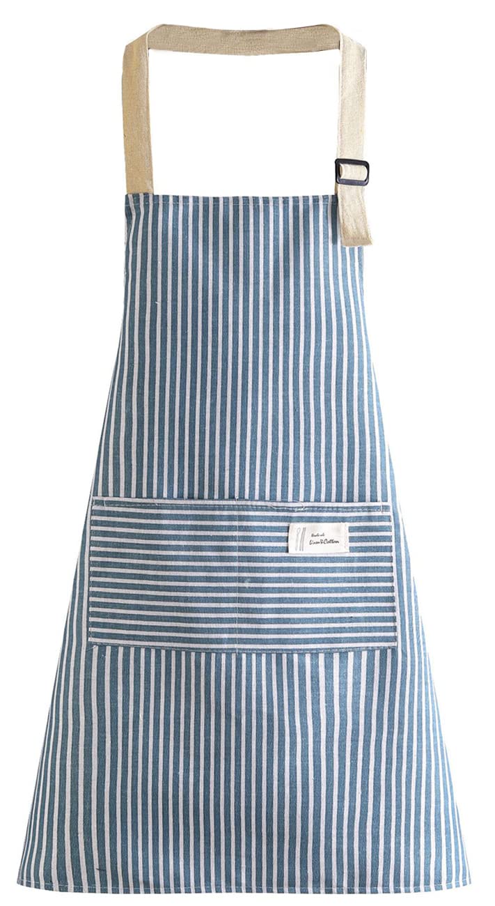 FAIRYGATE Chefs Apron Butchers Kitchen Cooks Restaurant Bistro BBQ School College Double Pockets Canvas Aprons