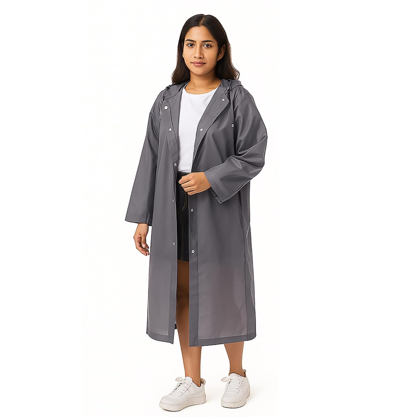 lacviaa EVA Waterproof Rain Coat Hooded Full Sleeve Unisex Rainwear Poncho for Men Women Boys and Girls Lightweight Reusable Outdoor Raincoat for Camping Hiking Travel-picture-43