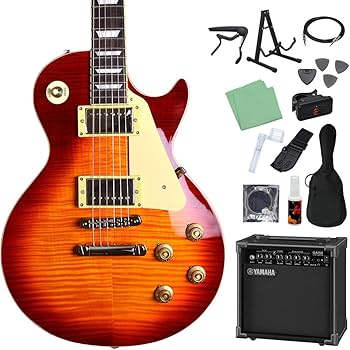 Amazon | Burny SRLG55 Vintage Cherry Sunburst 初心者14点セット