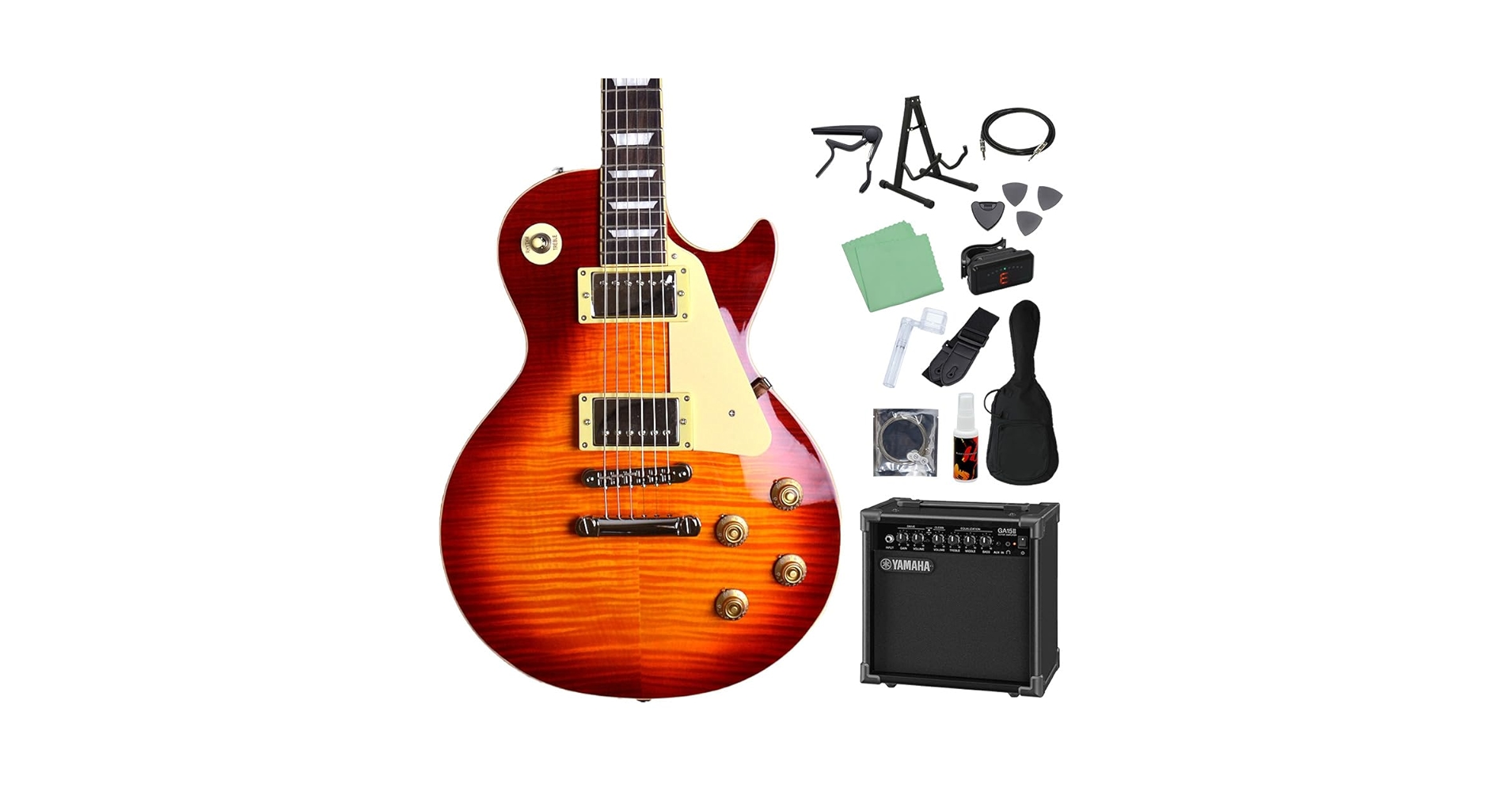 Amazon | Burny SRLG55 Vintage Cherry Sunburst 初心者14点
