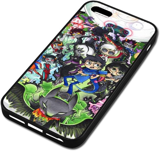 Homestuck Characters Custom Rubber Case for iPhone 5 5S SE