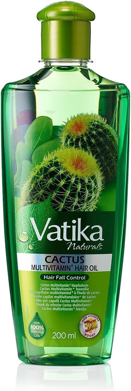 Dabur Vatika Cactus Enriched Hair Oil, 6.76 Fluid Ounce by Dabur