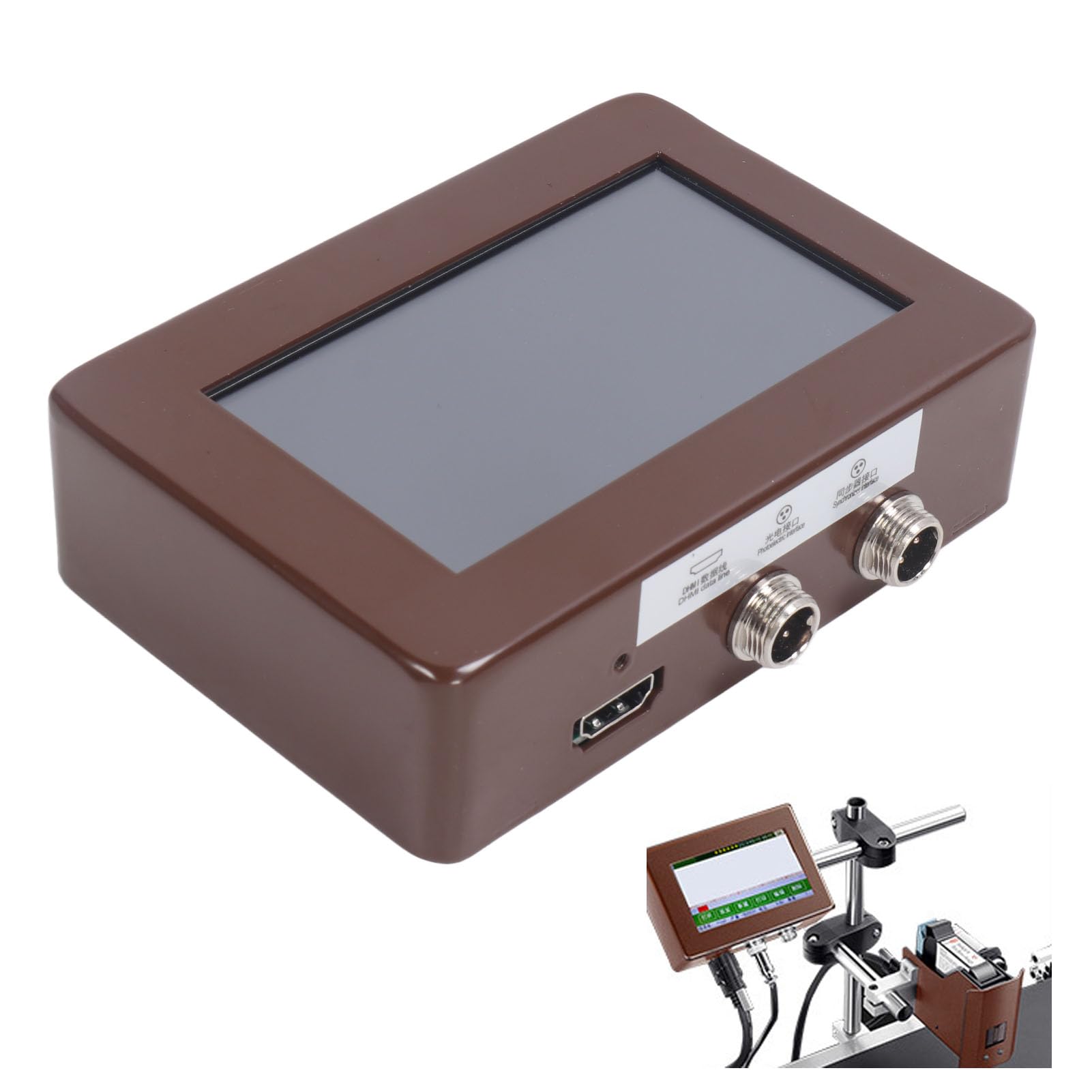 Impresora de Inyección de Tinta Industrial en Línea con Pantalla Táctil y Cartucho - Amplia Aplicación - Imprimible en Varios Materiales - Pantalla HD - Introducción a Datos