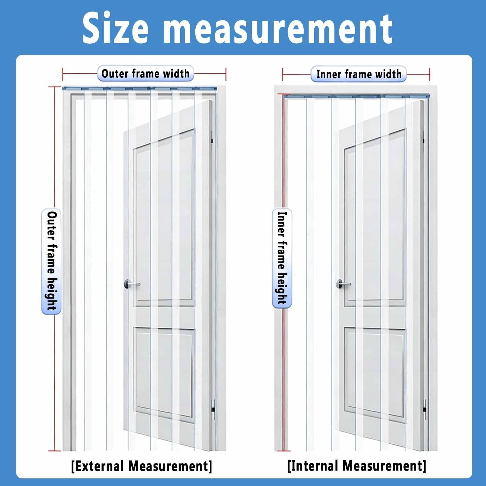 Rideaux À Lamelles Verticales Rideau De Porte Laniere Plastique Anti Chaleur Rideau À Lanière PVC Transparent Rideaux D'extérieur Imperméable(2.0mm,W15cmxH255cm)