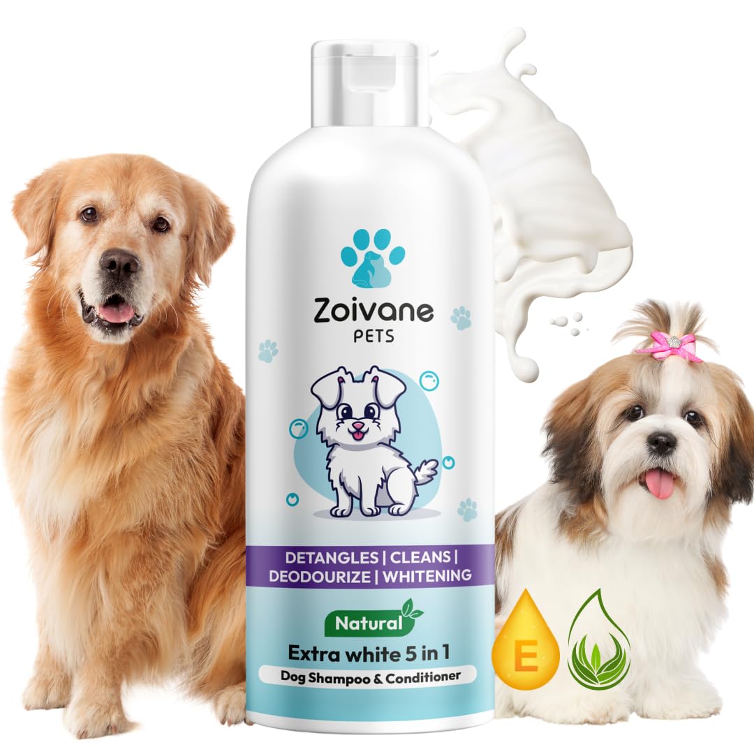 Buy ZOIVANE Dog Shampoo 200 MilliliterExtra White 5 In 1 Dog Shampoo