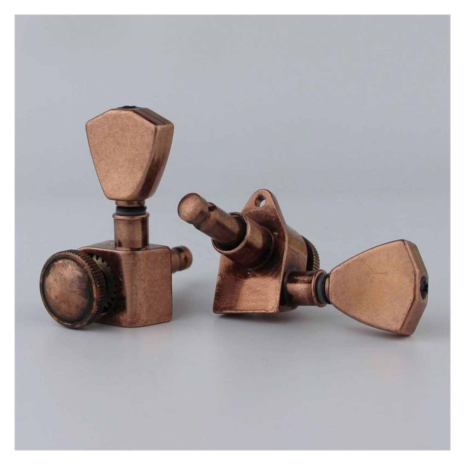 Stimmwirbel Gitarrensaiten 3R3L. Tuner-Gitarre- Modelle Heckschloss String E-Gitarren- Maschinenköpfe Trapezium- Button Antike Bronze