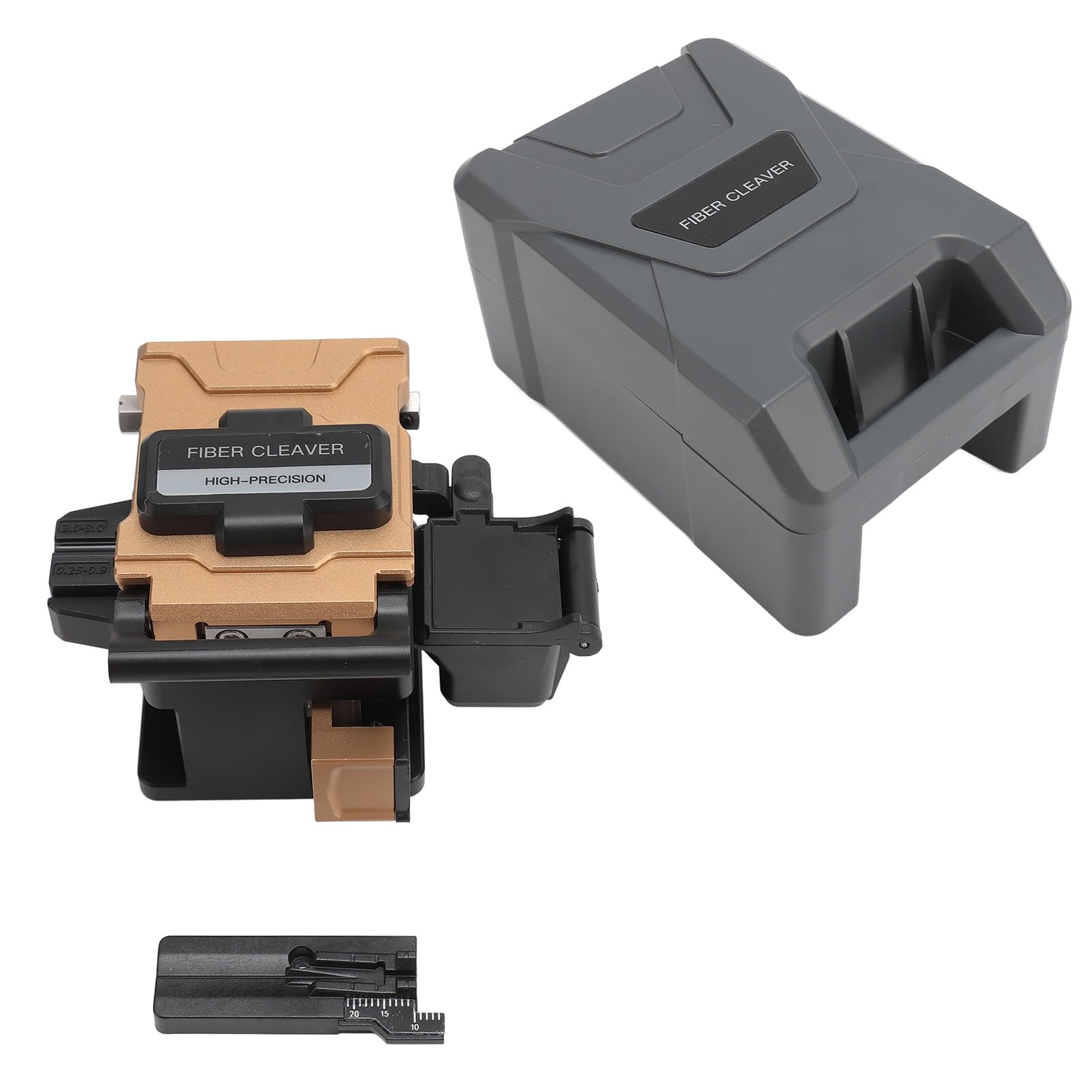 Hidyliu Herramienta Automática Fiber Cleaver Cortador de Fibra óptica Duradero y Versátil para Varios Tamaños de Fibra 250 μm 900 μm 3,0 Mm