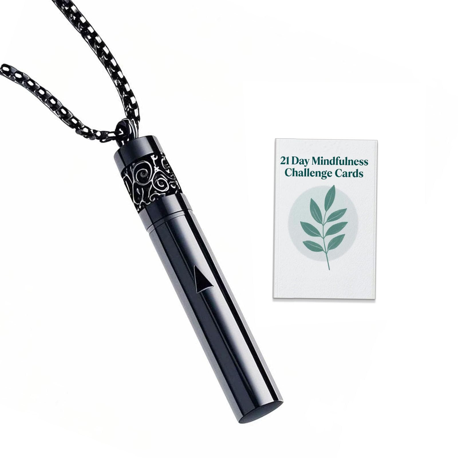 Mindfulness Breathlink 2-in-1 Diffuser Breathing Necklace