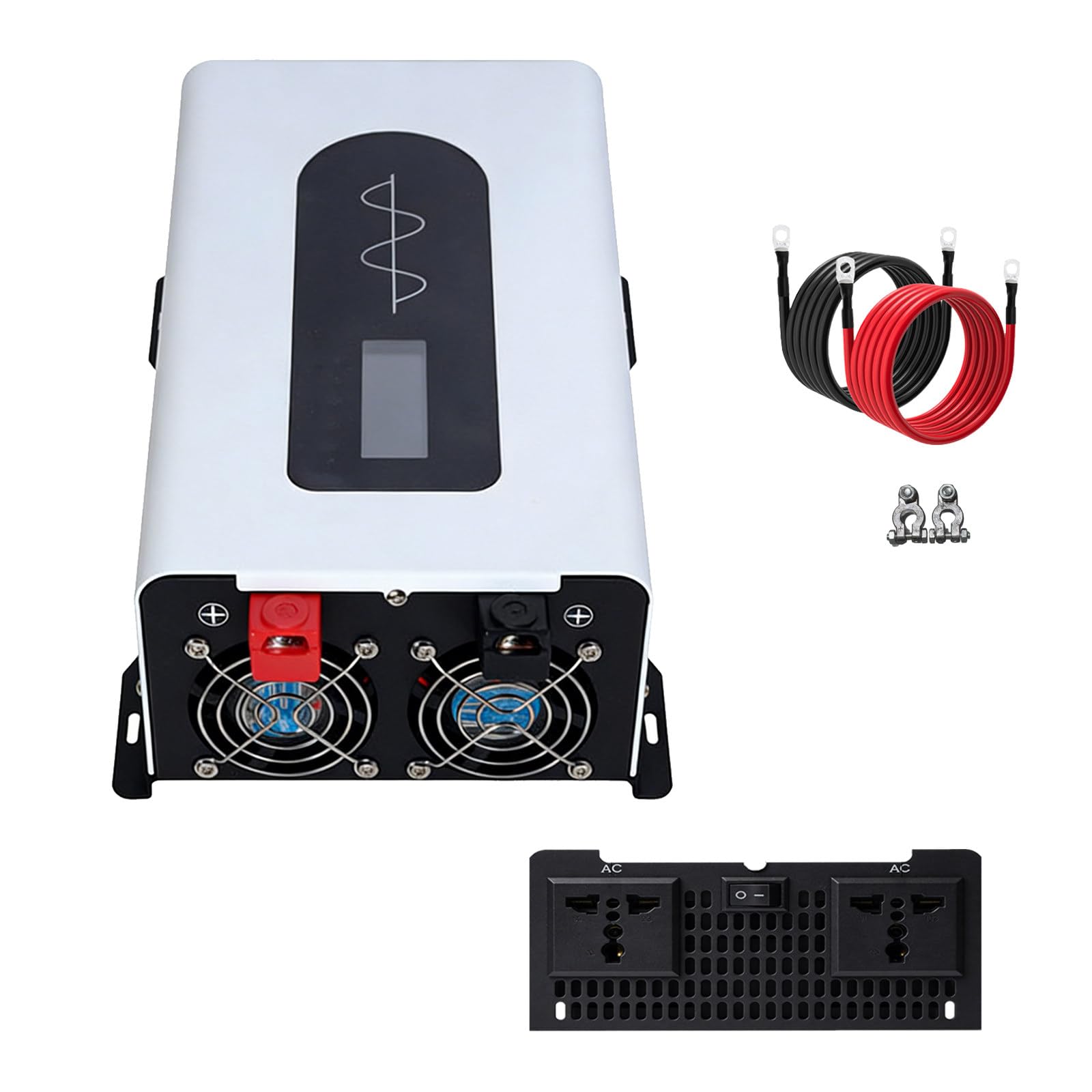 eQianyuan 12V Pure Sine Wave Inverter DC To AC 110V/220V 12V/2000W