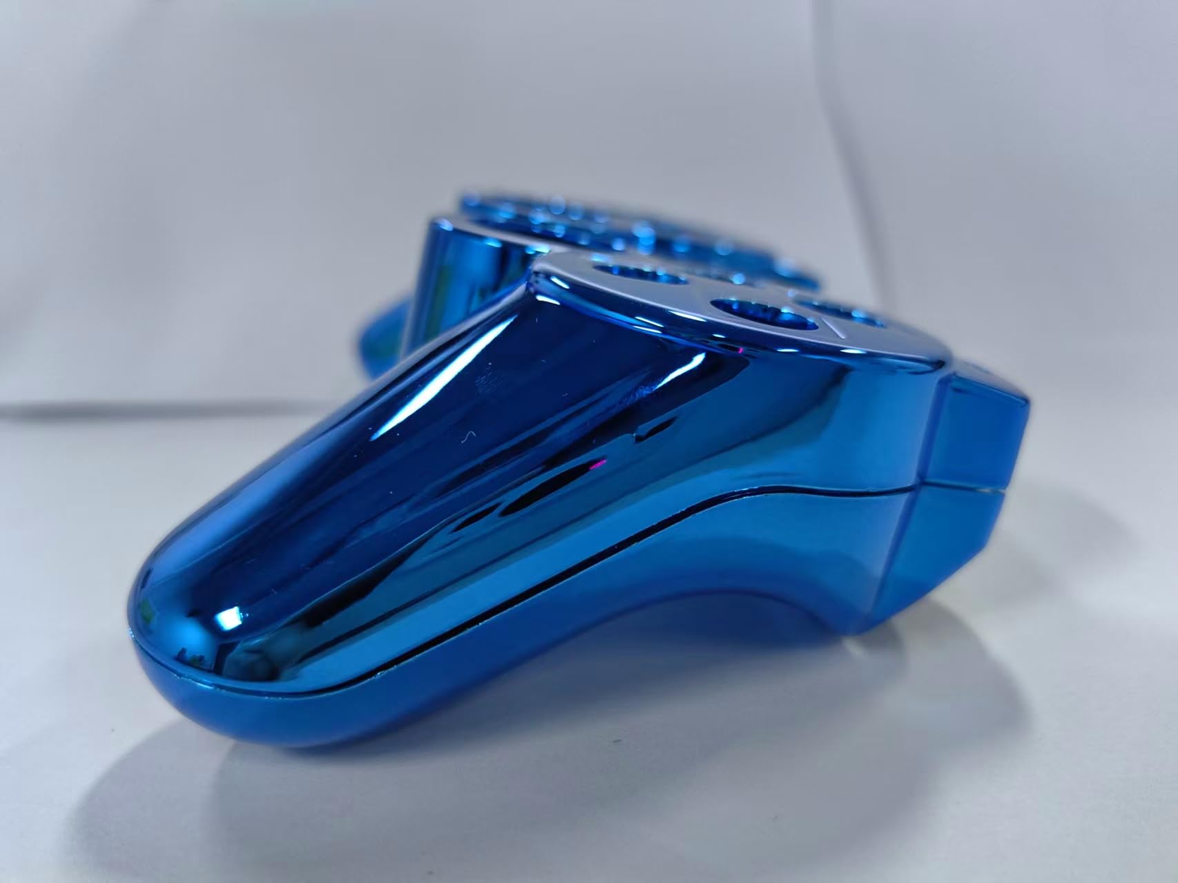 OSTENT Kit de carcasa de carcasa de controlador completo compatible con el kit de control Bluetooth Sony PS3 - Color azul