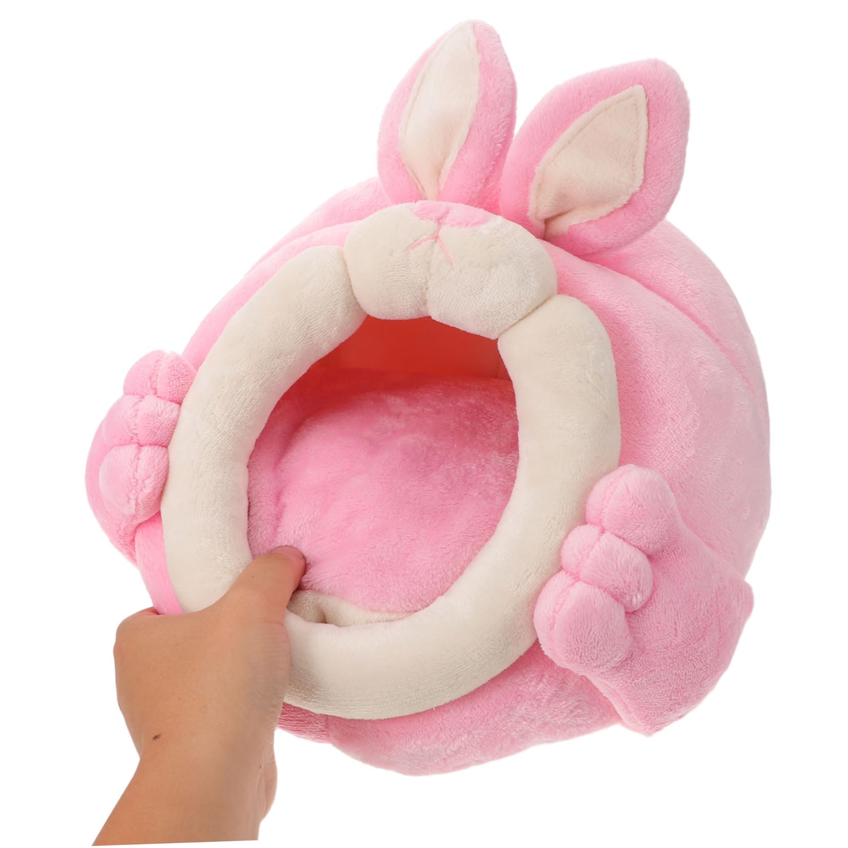 HANABASS Hamsterhaus Hamsterversteck Tragbares Kleintiernest Für Kaninchen Meerschweinchen Und Gleithörnchen Warmes Winterbett Für Haustiere