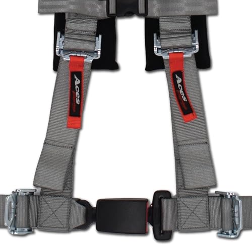 Miniatura 8 de 5 Point Harness (Pair) for Polaris RZR With Bypass plug (Black, 5 Point)
