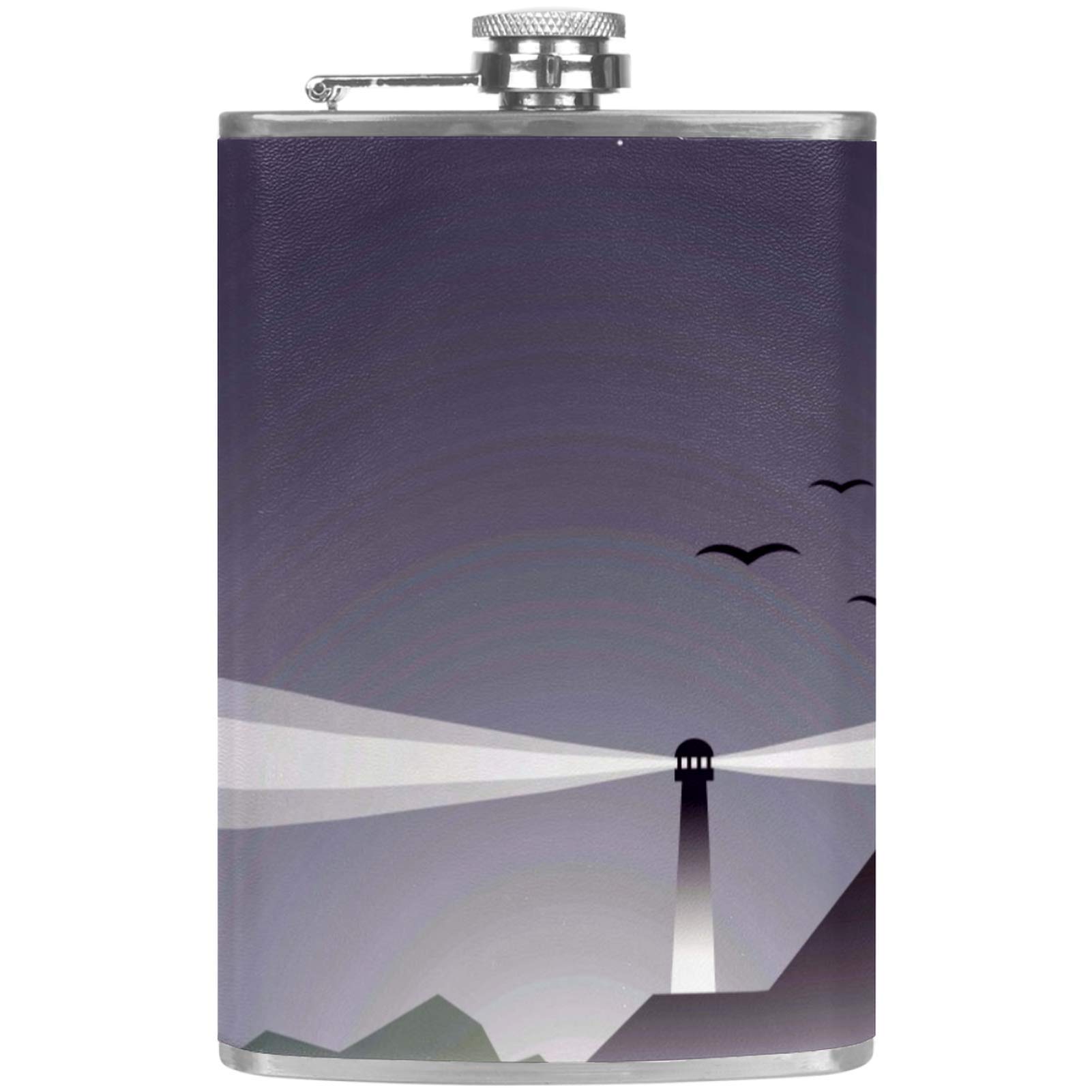 Flasque à whisky étanche en cuir anti fuite pour barbecue et fête