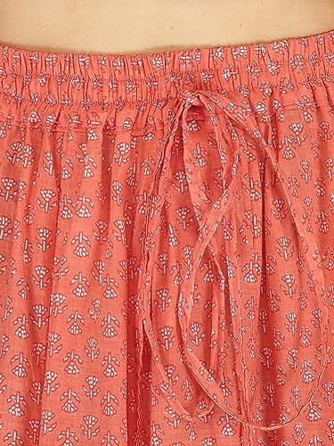 Image of Sttoffa Cotton Printed Women Wear Maxi Long Skirt 40 inch inch Full Length