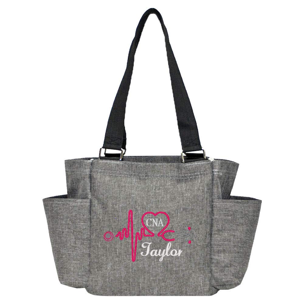 Personalized Nurses Multi Pocket Caddy Utility Bag