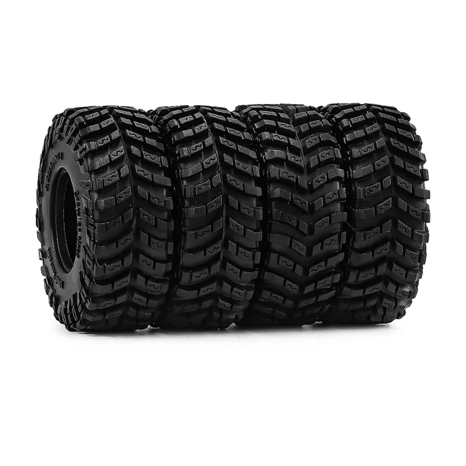 Neumático RC para TRX4M para SCX24 para FMS para Ascent-18 1/18 1,3 Pulgadas 72x28mm Ruedas Neumáticos para Coches Escalada W332 Vehículos Todoterreno Camiones