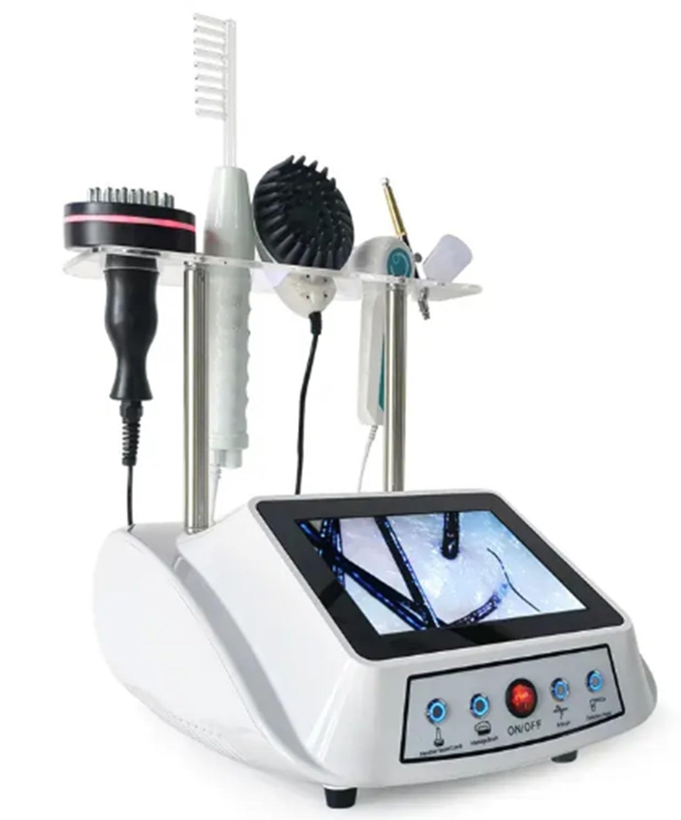 5-in-1-Hautdiagnose-Haaranalysator, Haarfollikel-Analysegerät, Hautdetektor, 5 Diagnose-Haarwerkzeuge, Hautpflege Für Zuhause, Schönheitssalon