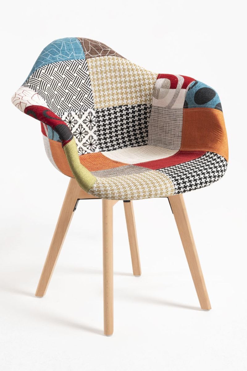 Regalos Miguel - Sillas Comedor - Silla Belu Patchwork - Patchwork Colores