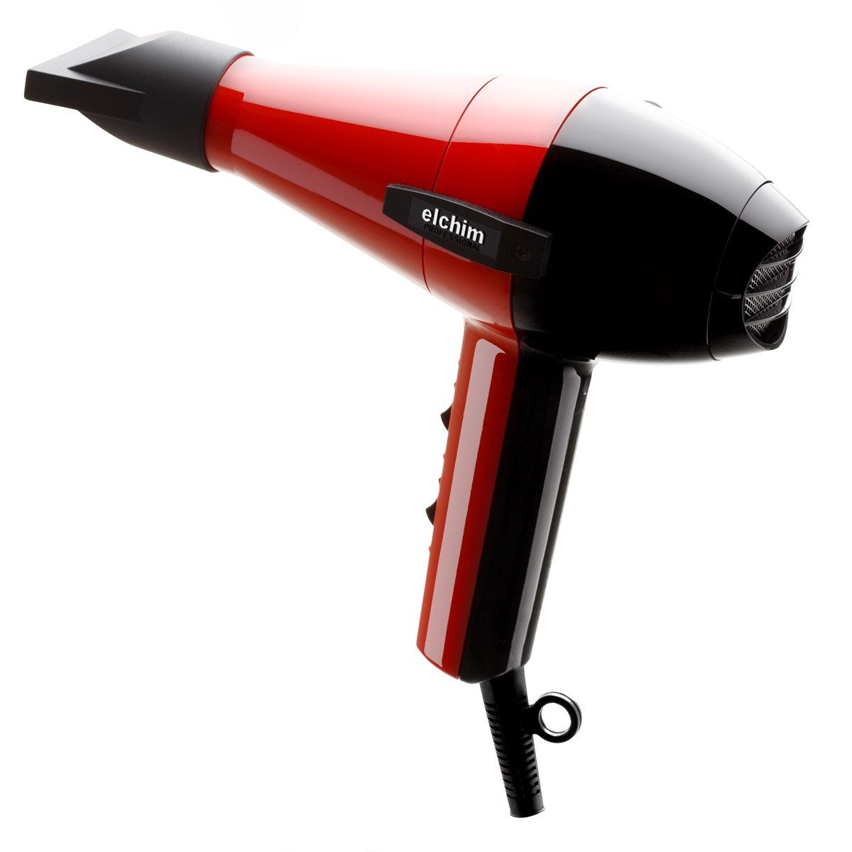 Elchim Classic 2001 Hair Dryer: Light 1875 Watt Quick Dry Professional Salon Blow Dryer - Red/Black : Beauty & Personal Care