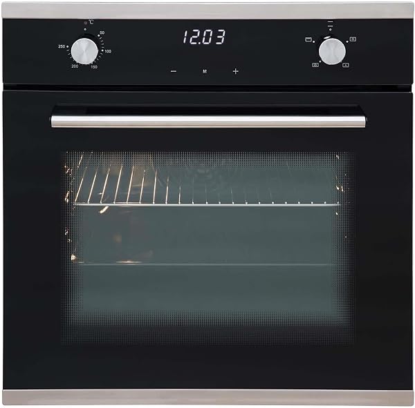 SIA 60cm Black Touch Control Single Oven, 4 Zone Induction Hob & Curved Hood Fan - 2