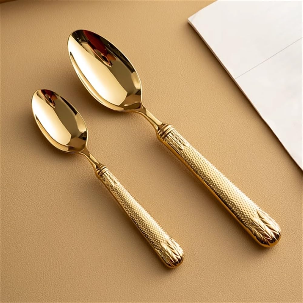 Cucharas, Cuchara de Acero Inoxidable Cuchara de Mesa Cuchara de Postre for vajilla Herramienta de Cocina