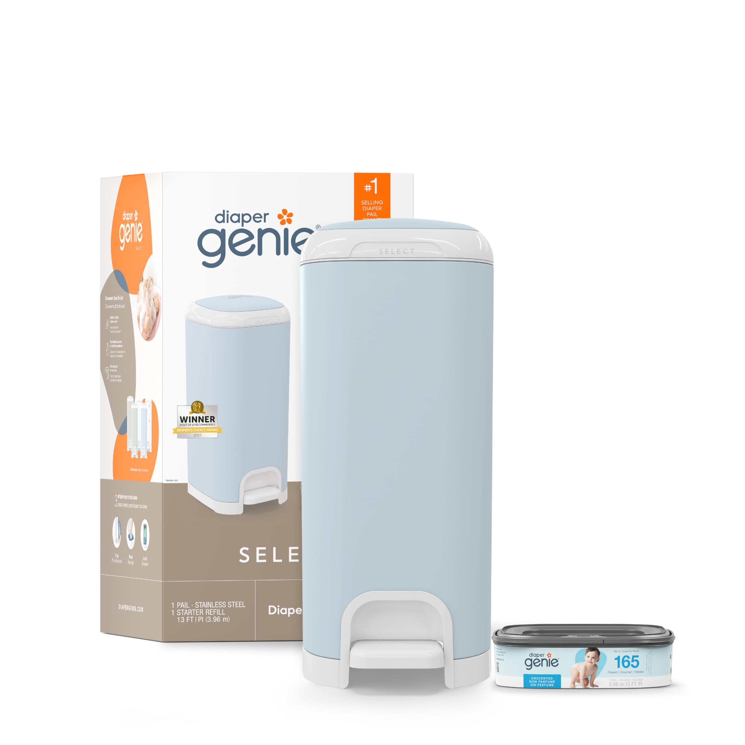 Photo 1 of ****It is used; it is unknown whether any parts are missing, and it is unknown whether it functions 100%.*****DG Select Pail with Starter Refill 1PK14FT 1/cs