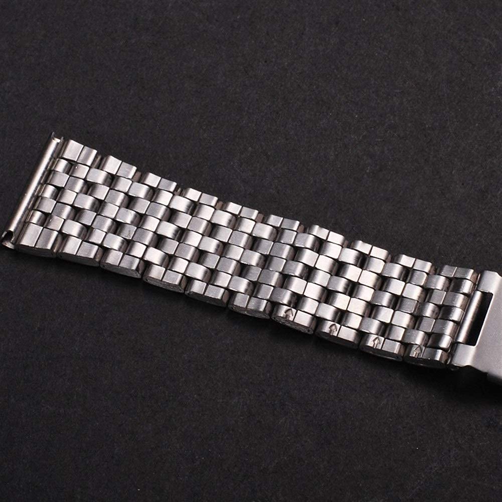 Uhrenarmband Herrenarmband Edelstahlgürtel für gerades Zubehörarmband 18/20/22 mm Band