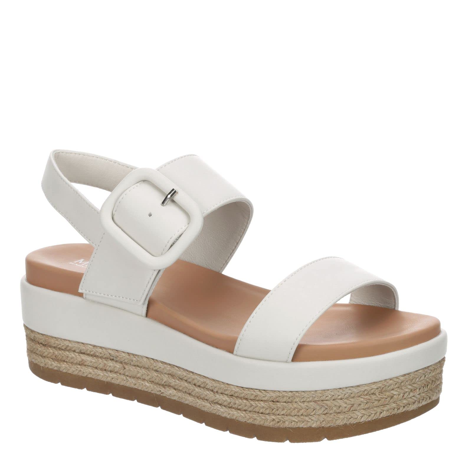 Michael By Michael Shannon Kira - Women's Classic Open Toe Espadrille Casual Strappy Summer Platform Sandal