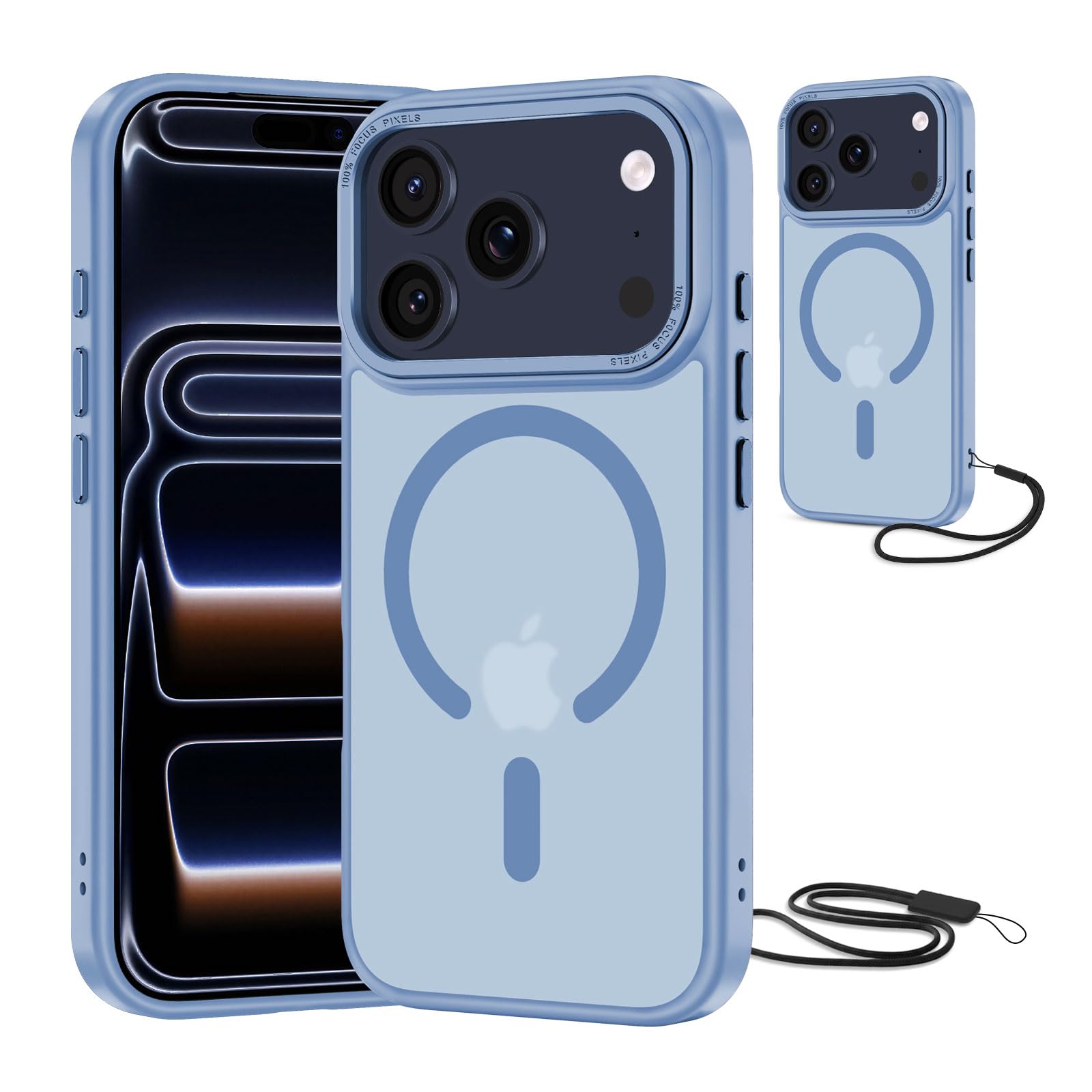 NEW'C Magnétique Coque pour iPhone 17 Pro Max (6,9 Pouces), Compatible avec MagS