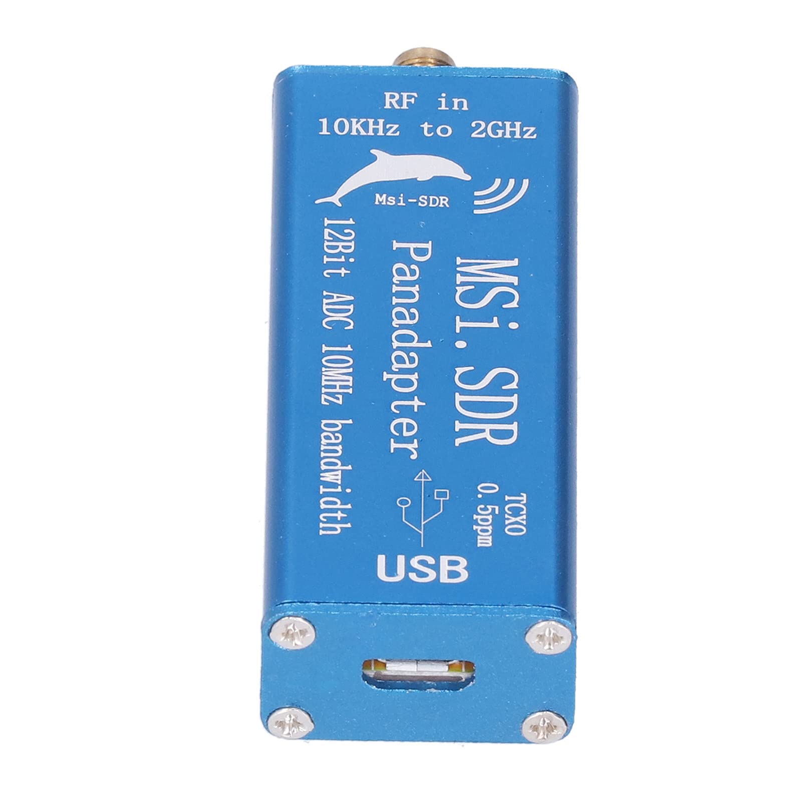 SDR Broadband Software-Funkempfänger- und Testantennen-Kit mit TCXO 0,5 ppm, 10 kHz bis 2 GHz Frequenzbereich, kompatibel mit RSP1-Software, unterstützt Linux Android und