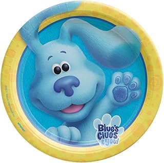 amscan Blues Clues Paper Party Round Plates - 9