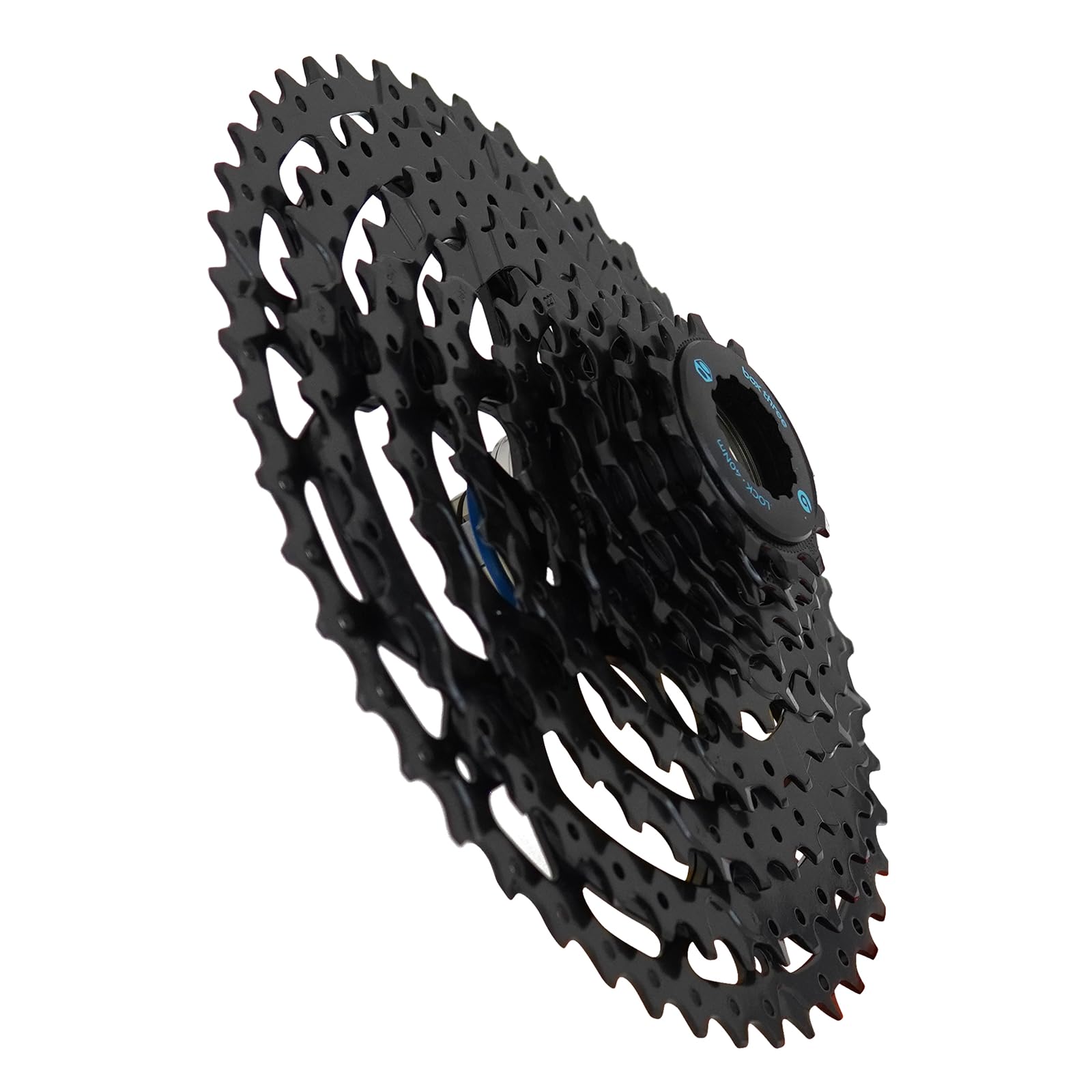 Box Three Prime 9 Cassette de vélo Compatible avec moyeux HG Standard 9/10/11 Vitesses pour VTT, Cassette légère pour vélo VTT