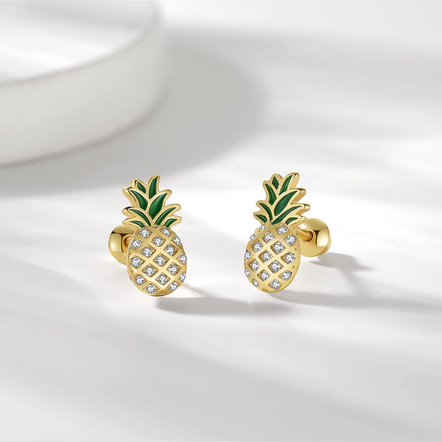 Butterfly Ladybug Unicorn Sloth Flamingo Dog Cat Turtle Angel Koala Daisy Panda Stud Earrings for Girls Women - Sterling Silver Hypoallergenic Animal Earrings with Secure Screw Backs - Image 3