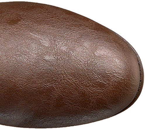 Brinley Co. Womens Wide Calf Over-The-Knee Inside Pocket Buckle Studded Boots Brown, 8 Wide Calf Us #TOP4