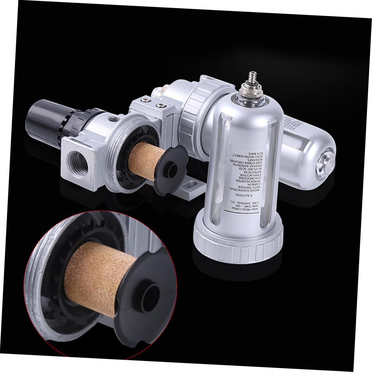 Sfc400 Regolatore Compressore d'Aria Separatore/Acqua Regolatore per Utensili Pneumatici e Compressori per da Te