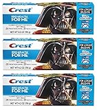 Crest Pro-Health JR. Star Wars, For Longer Brushing, Minty Breeze Toothpaste, 4.2 Oz. Pack of 3.