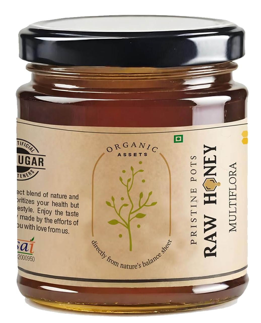 Pure Natural Multiflora Honey 250 gm | Raw, Unprocessed & Rich in Nutrients | Perfect for Daily Wellness