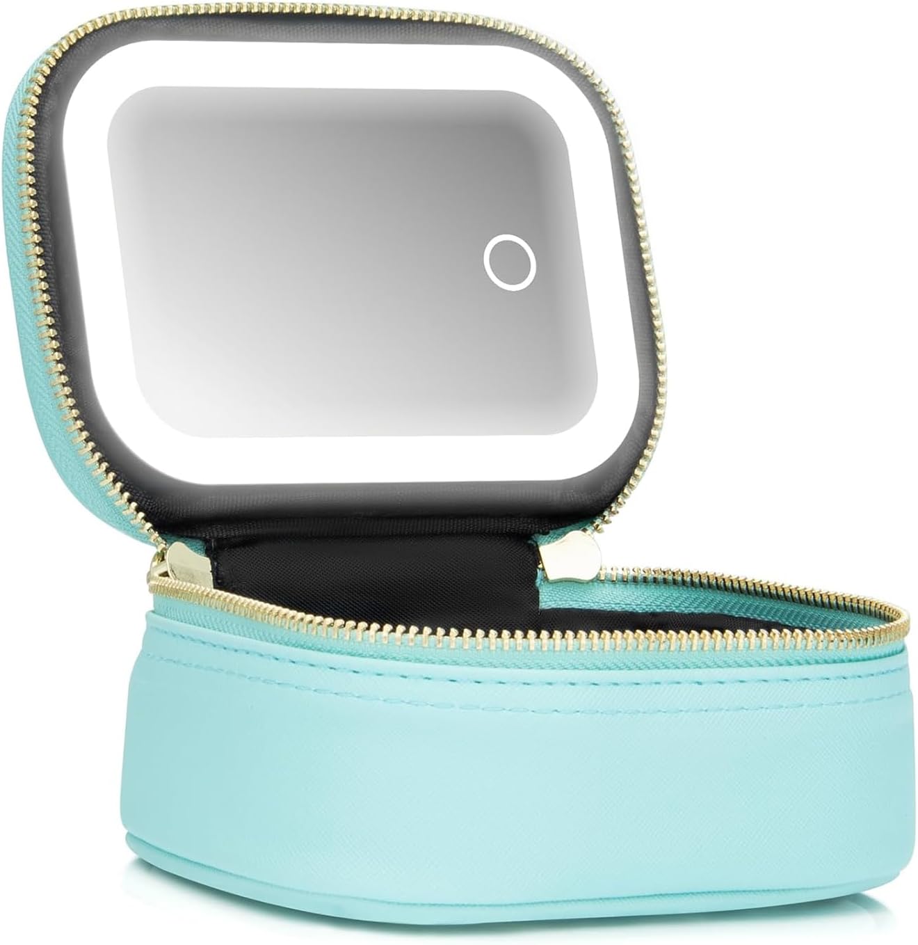 Mini Makeup Bag with Led Mirror, Small Travel Make up Bag 3