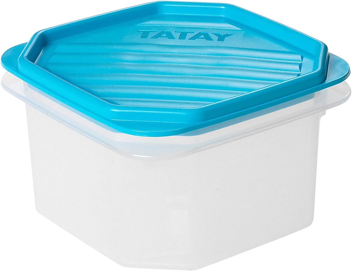 TATAY Airtight Food Storage, 0.3L Capacity, Flexible Pressure Lid, BPA Free, Microwave And Dishwasher Safe, Red, Dimensions: 10 X 10 X 5.5 Cm