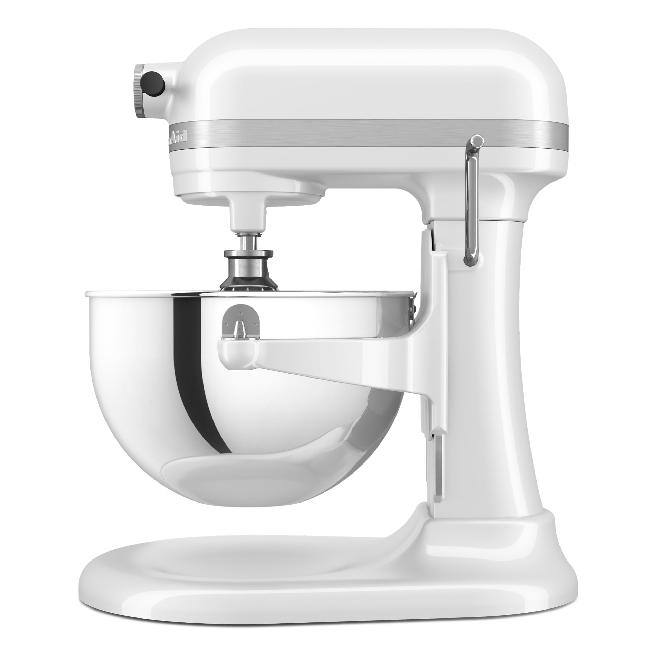 KitchenAid Planetaria Heavy Duty Bowl-Lift 5.2L, Corpo & Ingranaggi in Metallo, 11 Velocità con Avvio Morbido, Flex Edge Beater, 67 Punti Contatto, Bianco
