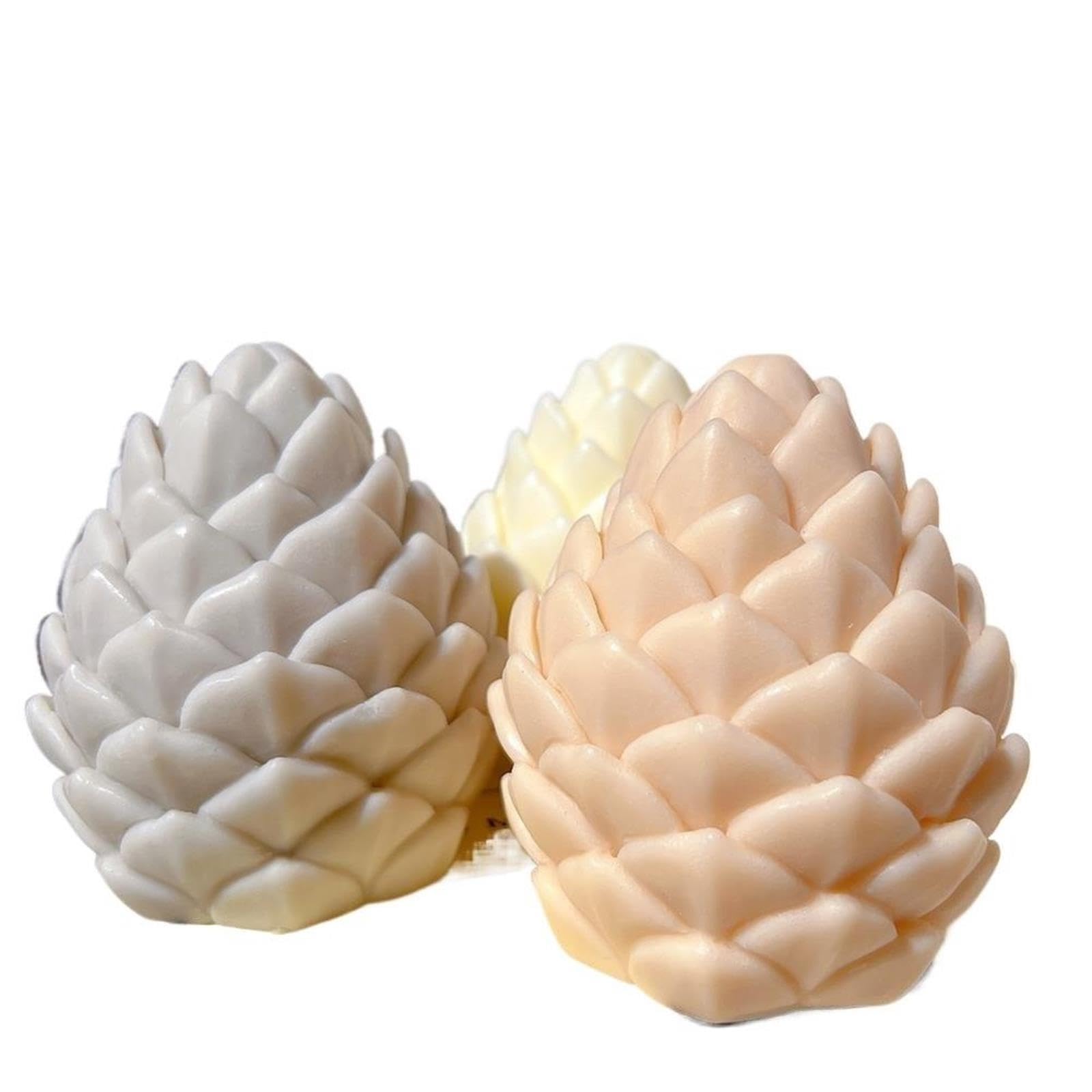 Moldes Para Velas Molde de vela silicona con cono pino