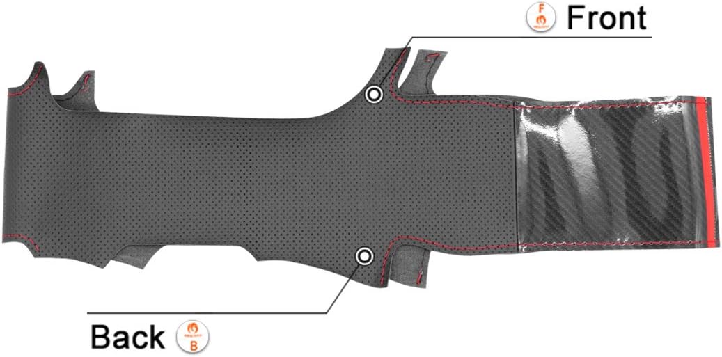 MEWANT Sewn Steering Wheel Cover for Hyundai Tucson 2010-2015 / ix35 2010-2016 / Steering Wheels Accessories for Hyundai Tucson ix35