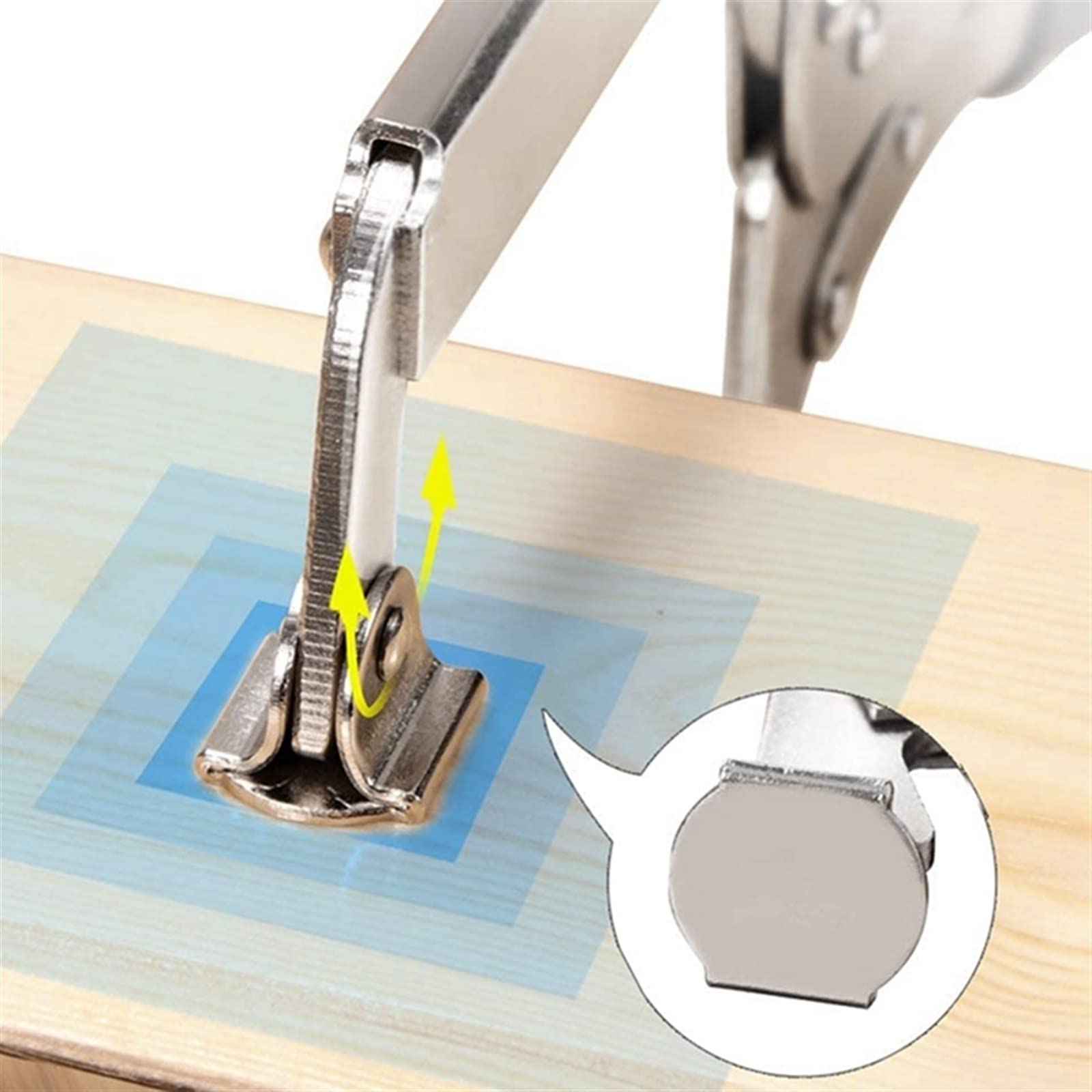 JINGYAN Alicates universales Welding clamp woodworking tenon locator pliers lock claw rotary pad wood fixing alloy steel hand tools