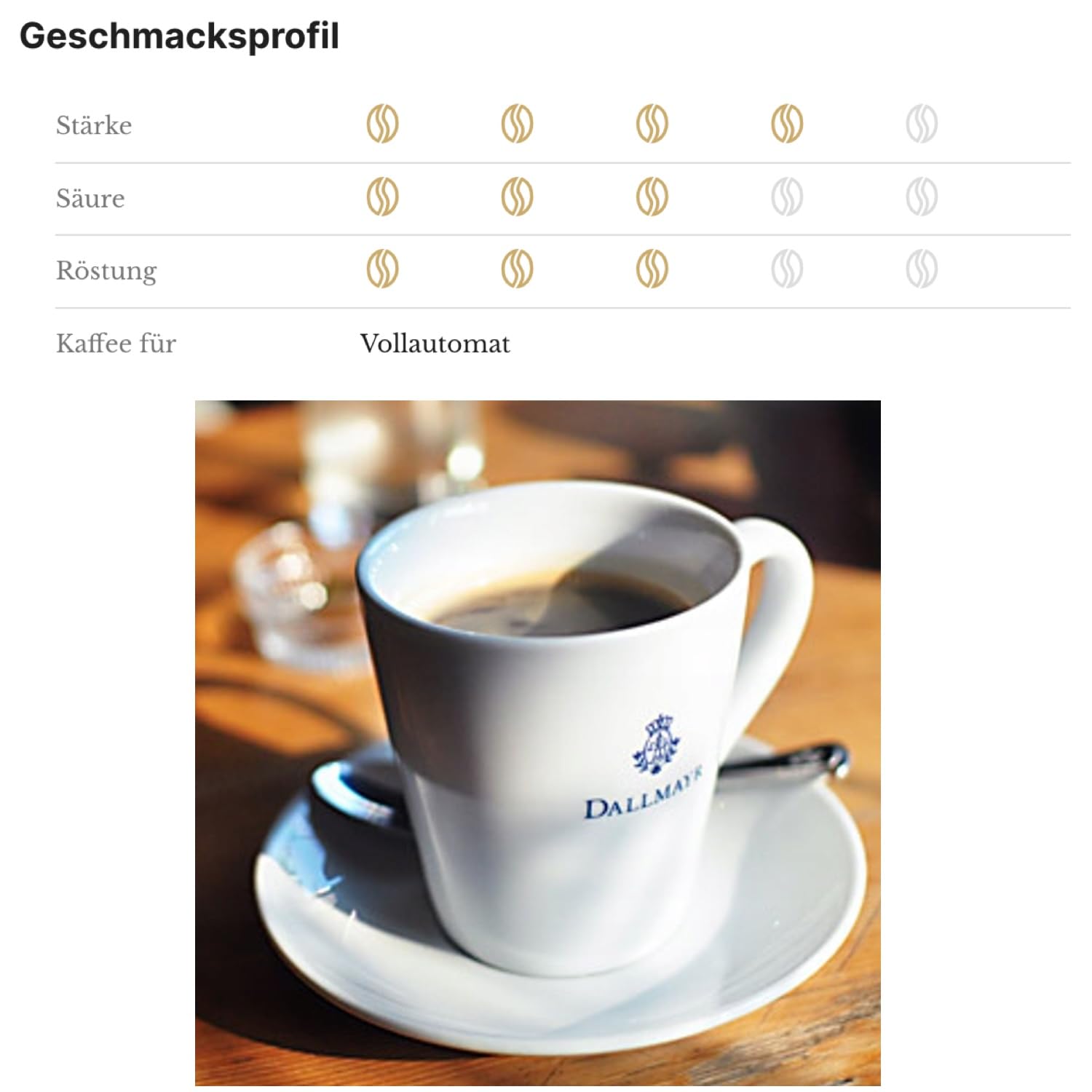 Amazon.com : Dallmayr Gourmet Coffee, Prodomo (Whole Bean), 1.1