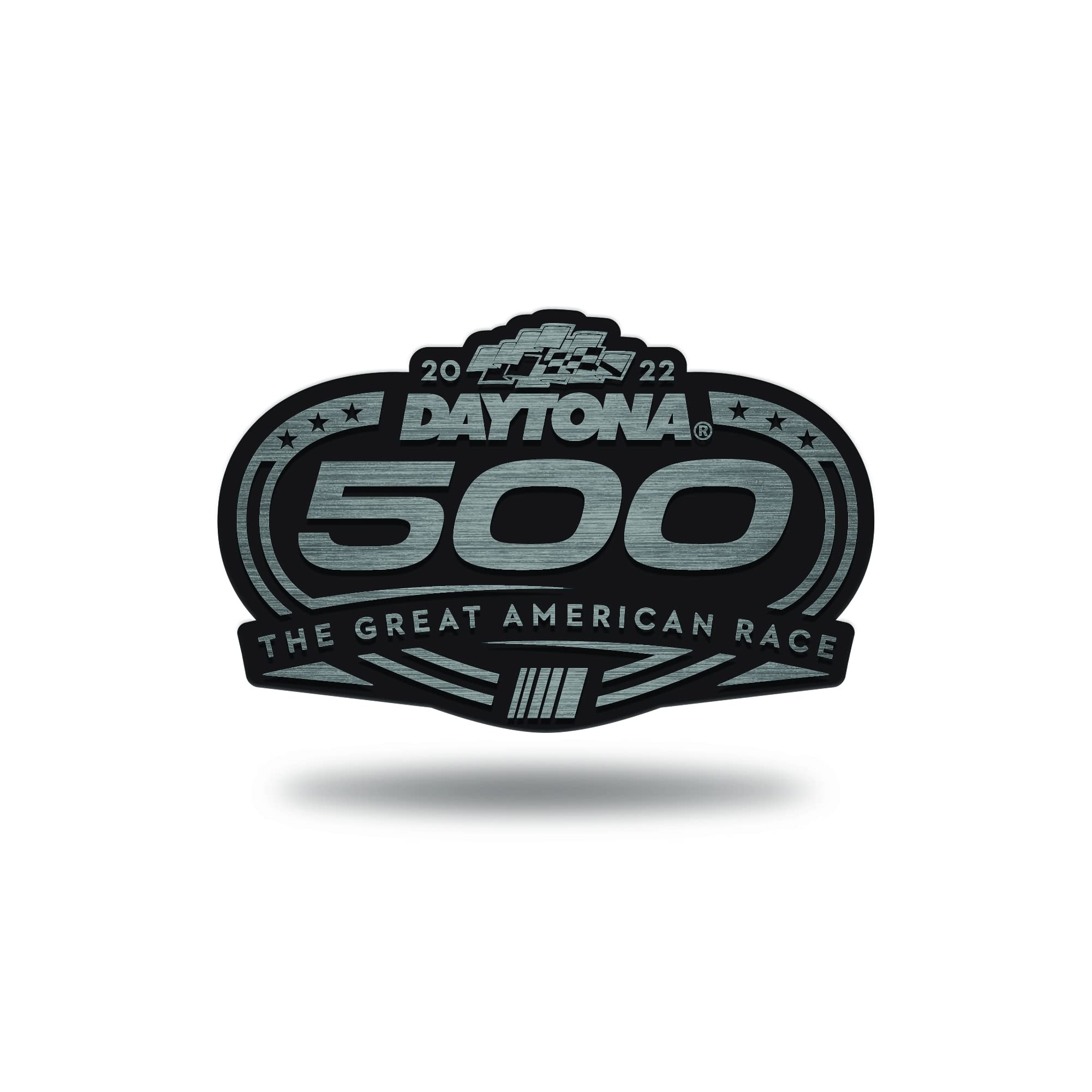 Rico IndustriesNASCAR Logo Antique Auto Emblem Antique Nickel Auto Emblem for Car/Truck/SUV