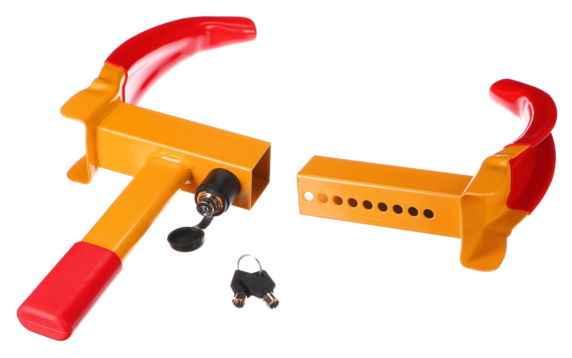 CAR TIRE Lock | Sabot de roue de voiture | antivol | largeur de pneu 180-280 mm | Protection en acier et caoutchouc