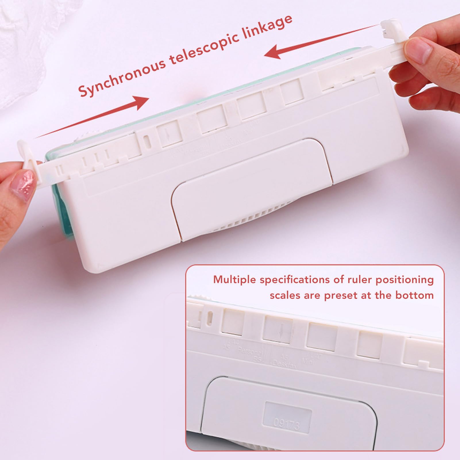 Goshyda Perforatrice Regolabile a 6 Fori, Perforatrice per Carta a 6 Fori per Raccoglitori di Pianificatori, per Rilegare A4 A5 B5 A6 A7, con capacità di 10 Fogli