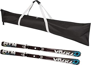 Athletico スノースキーバッグとスキーブーツバッグコンボ、72.83インチの防水ポータブルボードバッグ、耐久性のあるパッド入り