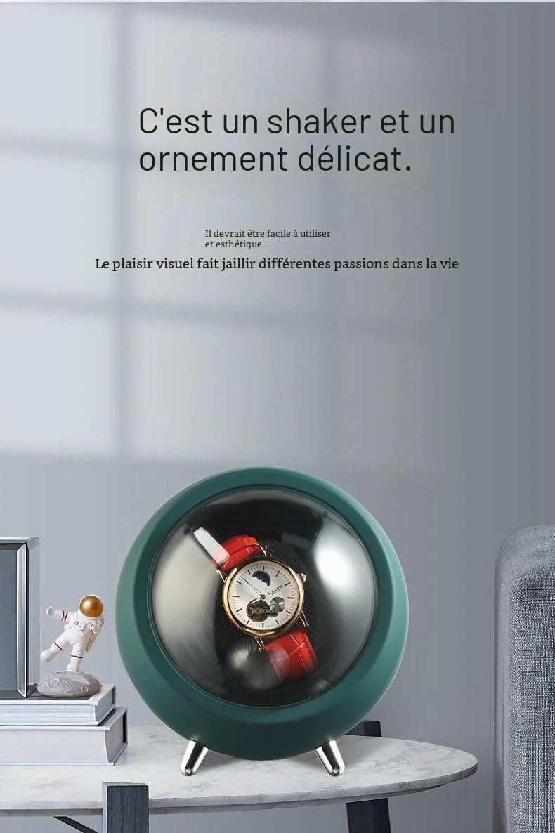 Omana Remontoir automatique pour montres mécaniques automatiques, câble USB, option de batterie, affichage de la montre bracelet